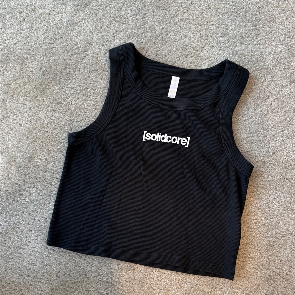 [solidcore] ribbed organic cotton tank top